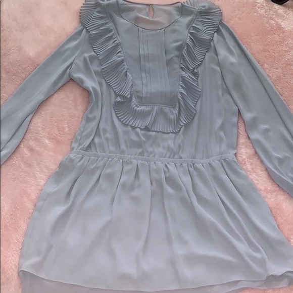 BCBGMaxAzria Dresses & Skirts - BCBG Maxazria Long Sleeve Dress with ruffles BCBGMaxAzria Dresses & Skirts - BCBG Maxazria Long Sleeve Dress with ruffles